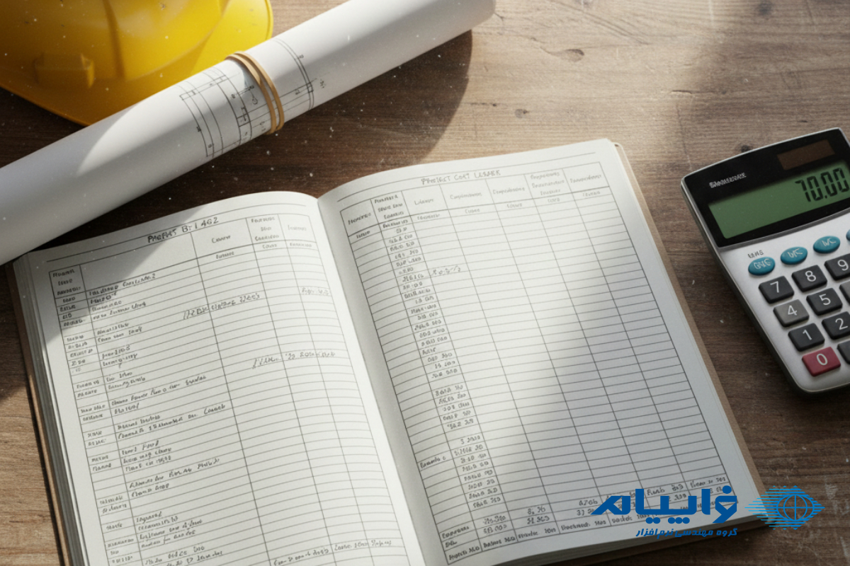 نمونه پروژه حسابداری پیمانکاری