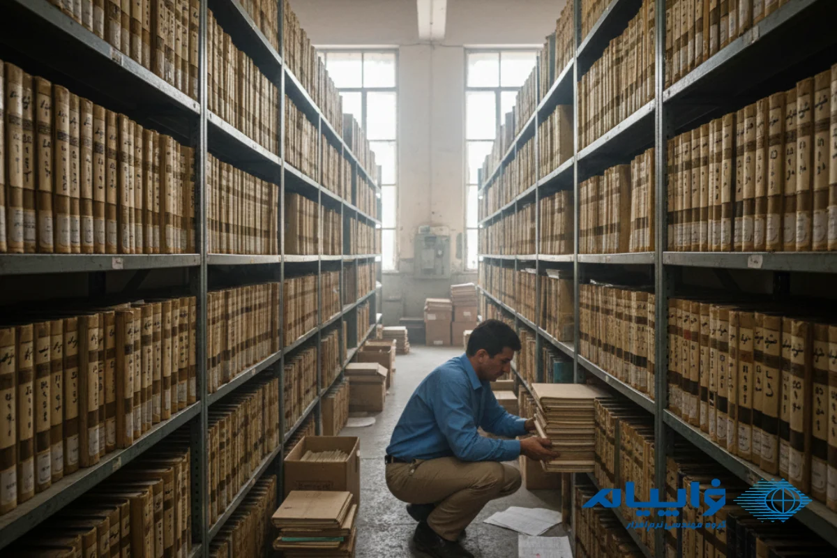 ترتیب نوشتن حسابها در دفتر کل